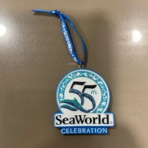 Seaworld Sea 2019 Pass Holder Member Xmas Ornament 55th anniversary Celebration